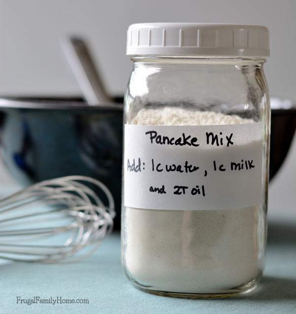 How to make your own pancake mix | Frugal Family Home