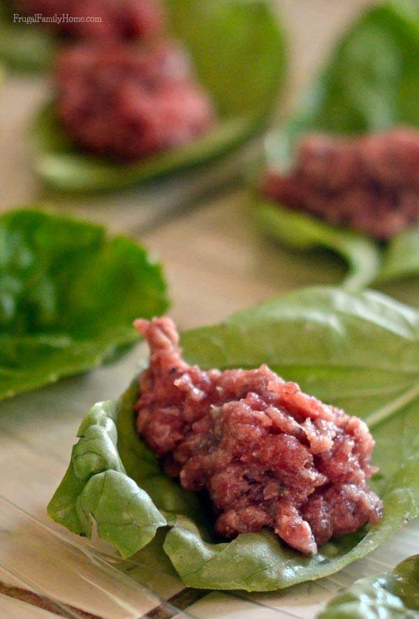 Ground Beef Basil Wraps, Frugal Family Home
