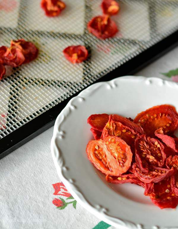 How to dry tomatoes in a dehydrator | Frugal Family Home