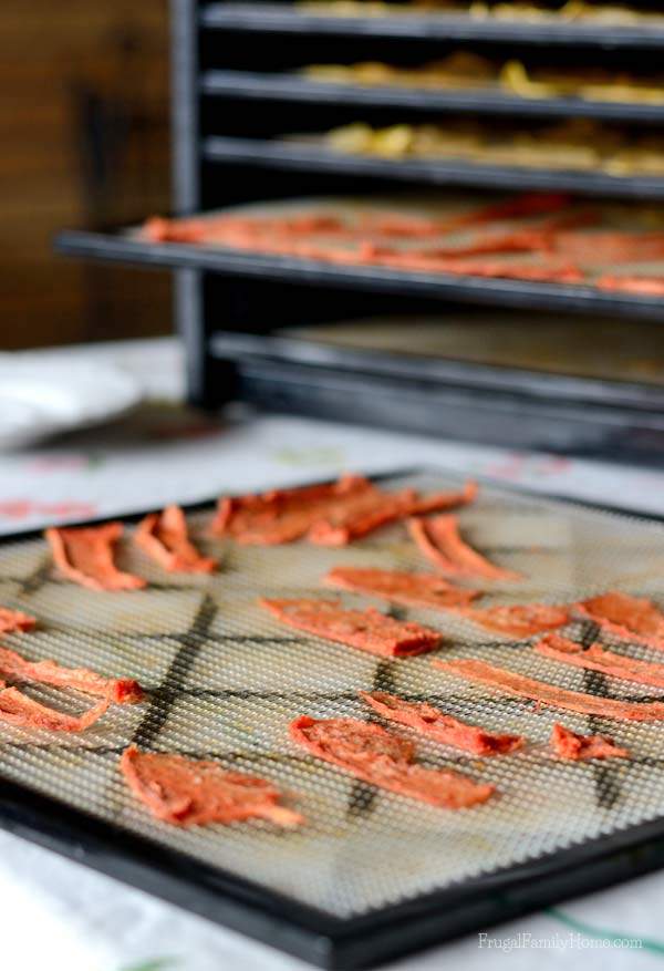 Watermelon Candy turns out so yummy and it's easy to make with a dehydrator | Frugal Family Home