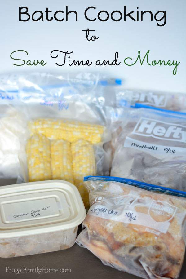 Batch cooking can save you time and money | Frugal Family Home