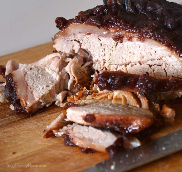 Slow Cooker Cranberry Pork Roast Frugal Family Home