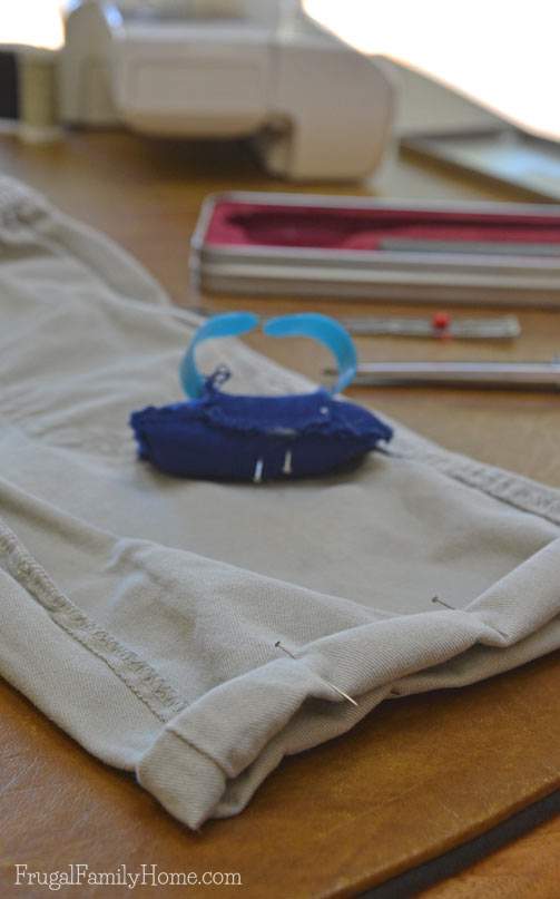 How to hem pants into shorts | Frugal Family Home