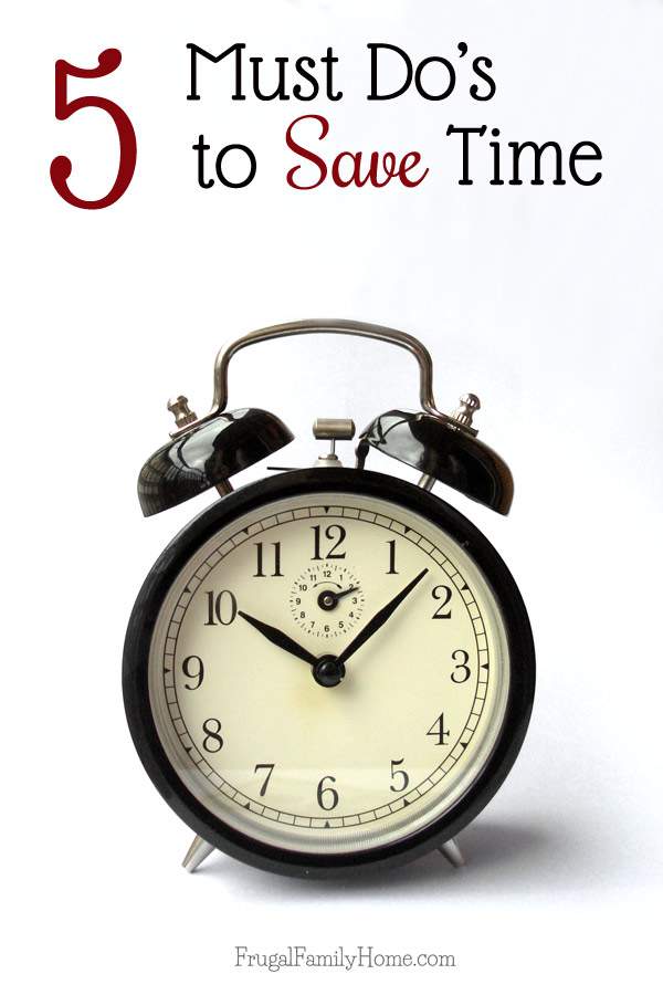 5 tips to help you save time each day.