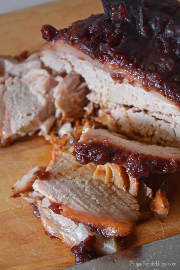When your short on time this pork roast recipe is easy to make in the slow cooker | Frugal Family Home