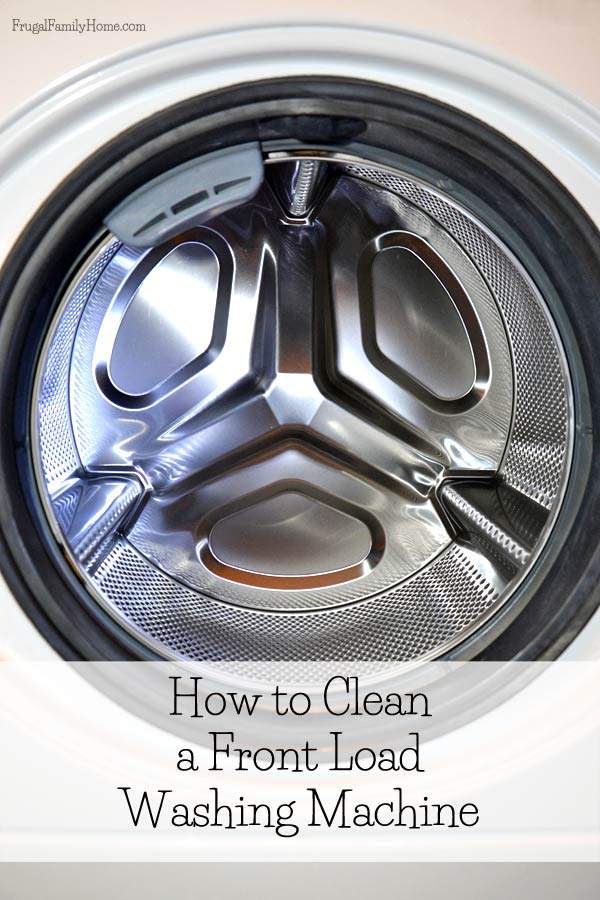 How To Clean A Front Load Washing Machine