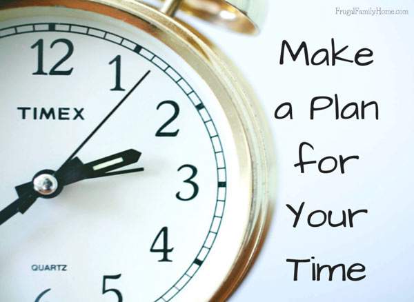 Make a plan for your time during the holidays