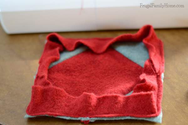 How to sew on the ruffle