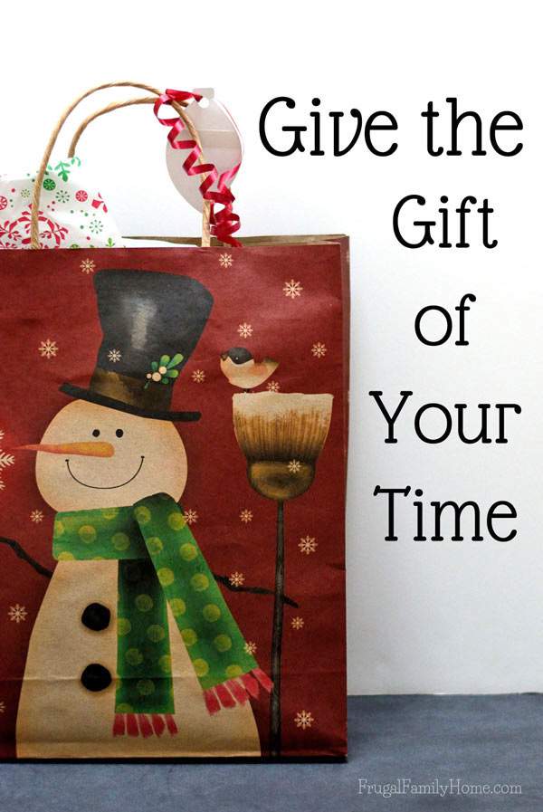 Giving the gift of time makes memories that last so much longer than any gift could. 