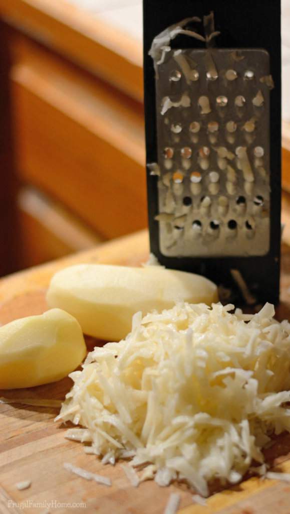 If you have potatoes and oil on hand you can make your own homemade hash browns in just a little time. These make a great addition to any breakfast. 