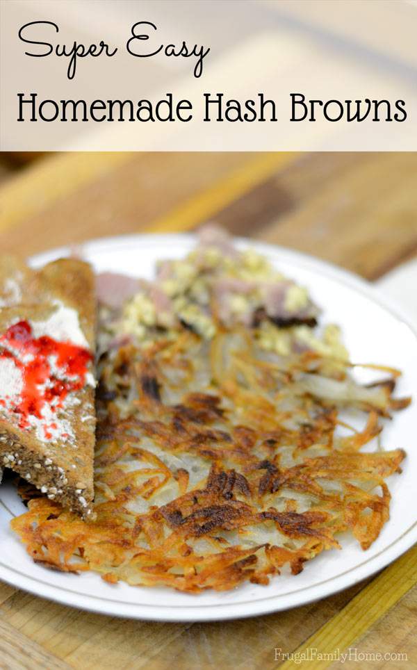 Super Easy Homemade Hash Browns