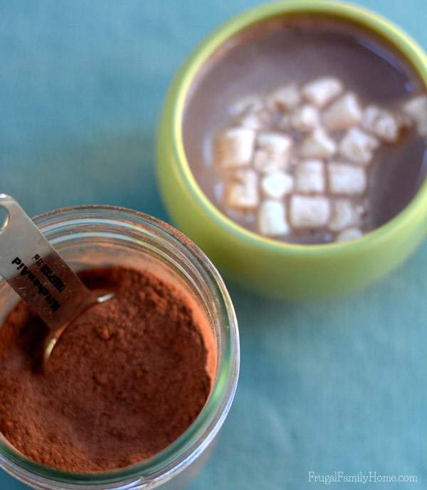 Easy to make 5 ingredient hot cocoa mix. I've included dairy free options too. 