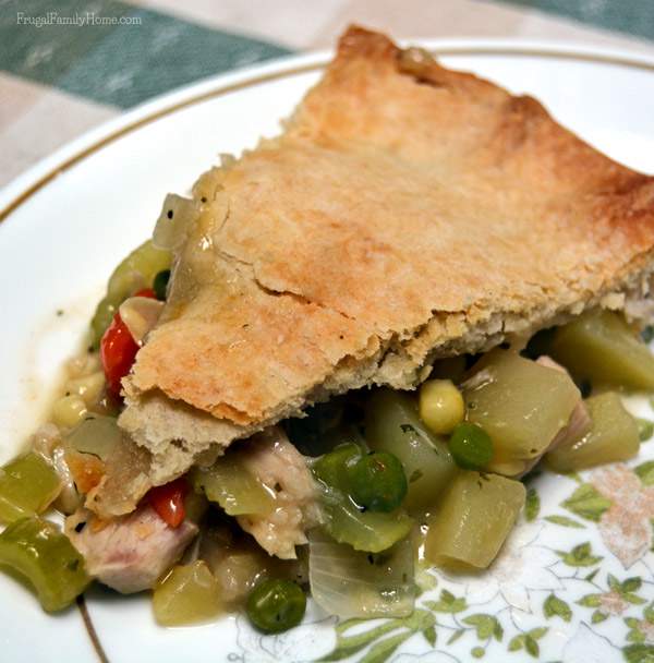 Make your own turkey pot pie instead of buying it in the freezer section. It's not as hard to make as you might think.