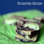 An easy to make fudge mint brownies recipe.