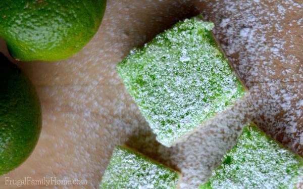 These lime cooler bars have a great combination of sweet and tart with a yummy cookie like crust. 