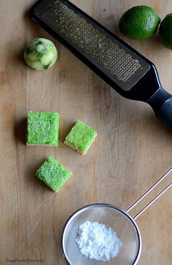 Easy to make and so refreshing too, Luscious Lime Cooler Bars. 