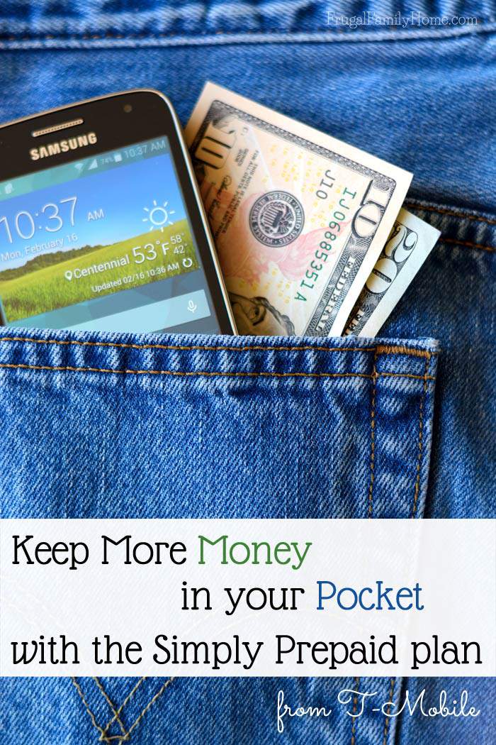 Keep more money in your pocket with the Simply Prepaid plan from T-Mobile. #ChangingPrepaid #Ad
