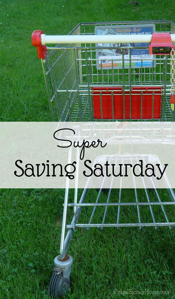 Super Saving Saturday, Freezer Bag Stock Up