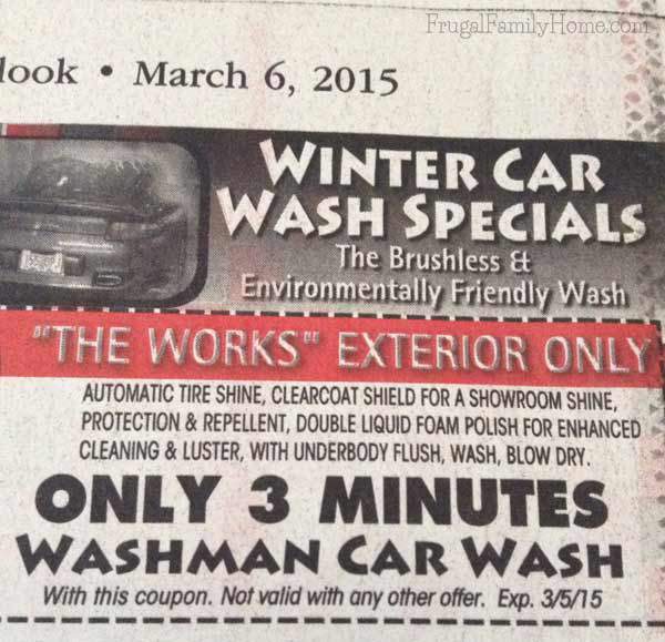 The car wash coupon that expired the day before it was published. 
