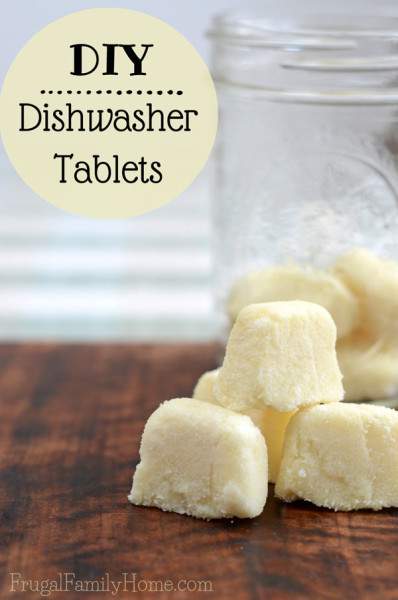 DIY Dishwasher Tablets | Frugal Family Home