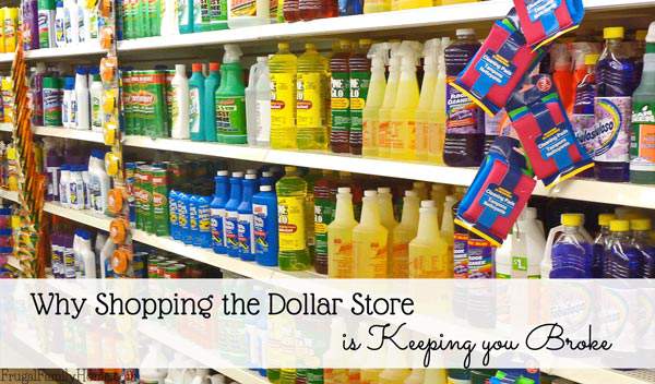 3 secrets to shopping the dollar store without going broke. 