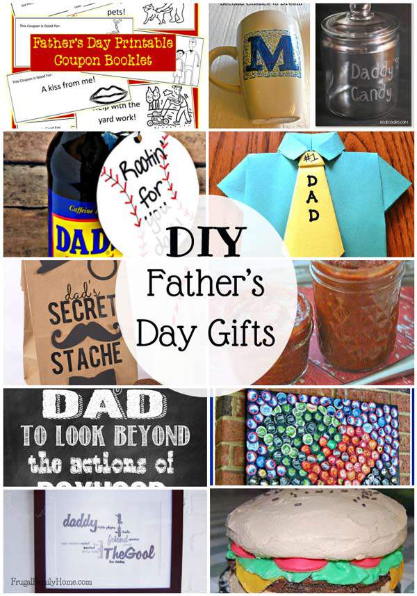 25 DIY Father's Day Gifts to make your that special guy in your life. 