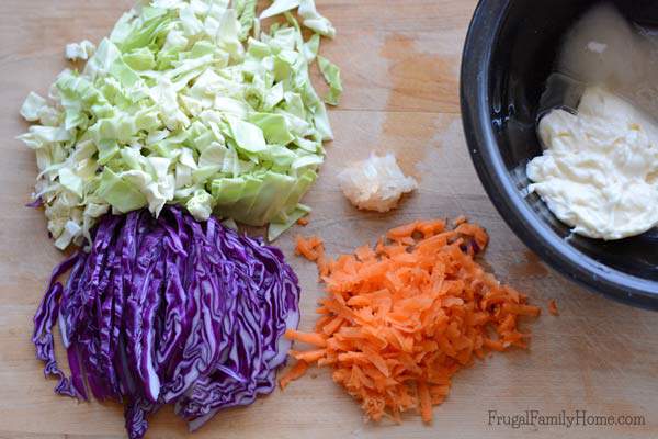 Just a few ingredients are needed to make this easy coleslaw recipe. So yummy and delicious. 