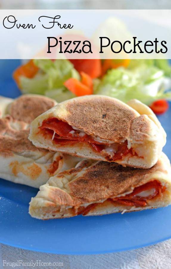 Skillet Pizza Pockets Recipe Frugal Family Home