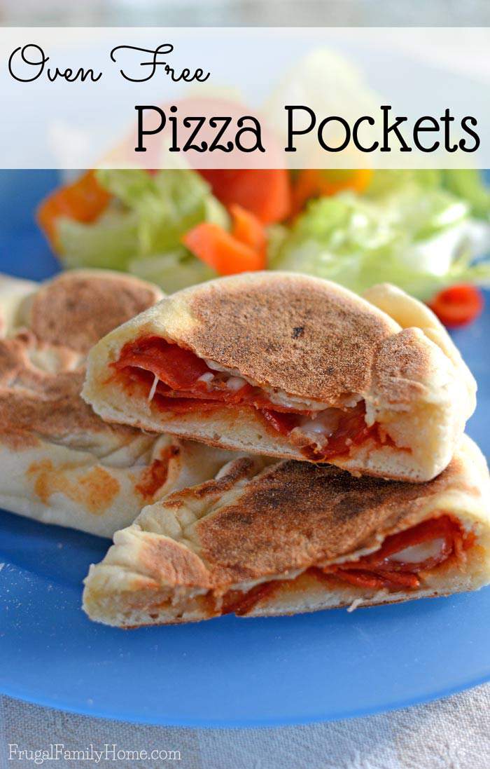 When the weather gets warm, I love to make summer recipes that don’t heat up the kitchen. If you want to keep your kitchen cool and still have pizza pockets, try this skillet pizza pockets recipe. It’s easy to make and they turn out nice melty in the middle and a little crisp on the outside, just a diy perfect pizza pocket.