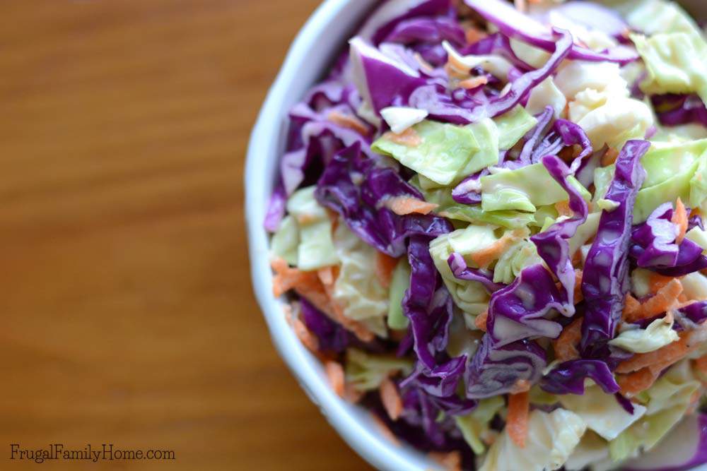 A yummy salad that is so good on a hot summer day. Try this easy coleslaw recipe.