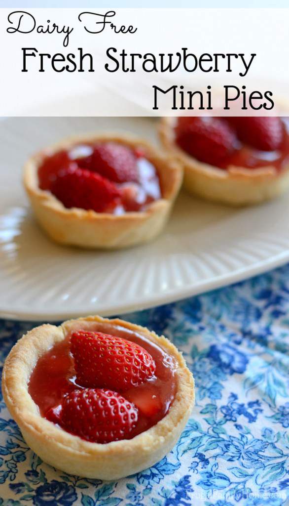 Dairy Free Easy Strawberry Pie Recipe - Frugal Family Home