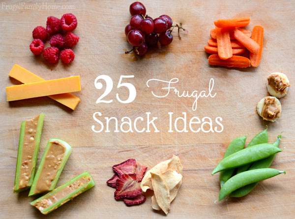 This summer with the kids being home, I’m sure you’re going to need a few snack ideas. I’ve put together 25 frugal snack ideas for kids. These are easy to make because who wants to be in the kitchen when it’s summer?! These are great snack ideas for adults too. Don’t worry I’ve included the recipes too. 