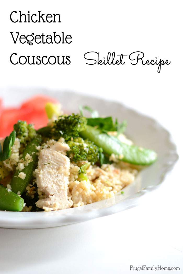 Quick and Easy Chicken Vegetable Couscous Skillet Recipe