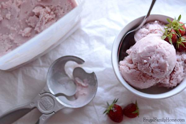 When it gets hot in the summer there is no better dessert to have than ice cream. I’ve gone through a lot of dairy free recipes to find a good one for ice cream. I do believe this is the best strawberry dairy free ice cream recipe around. It’s easy to make with a blender and smooth and creamy too. 