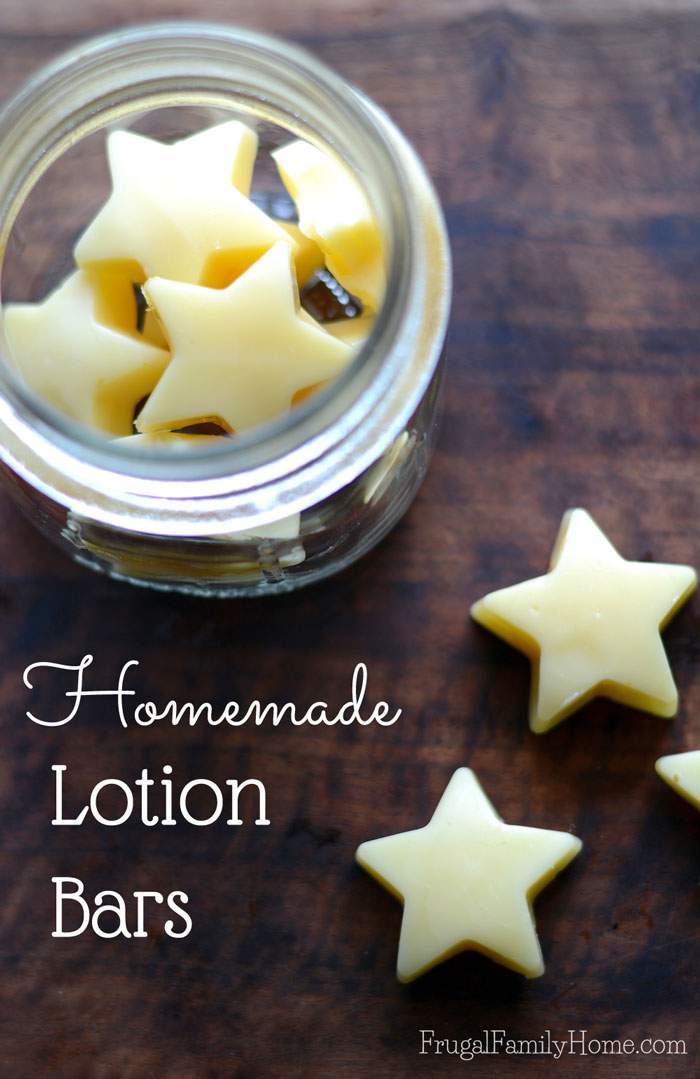 Homemade Lotion Bars Frugal Family Home