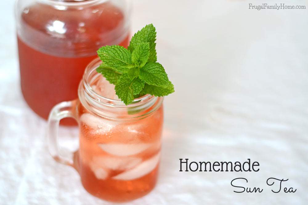 Sun Tea - Simple and Frugal Drink for Summertime - Thrifty NW Mom