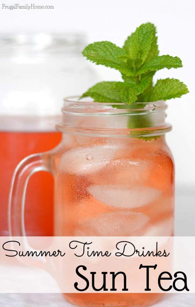 When it’s hot outside is a great time to make DIY sun tea. If you’ve never made sun tea it super easy. Only two ingredients are needed and one is water. It’s a great summer drink to have on hand on those hot summer days. Come on over and see how easy this sun tea recipe really is.