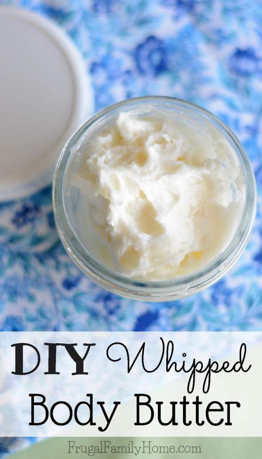 DIY Whipped Body Butter Recipe Frugal Family Home