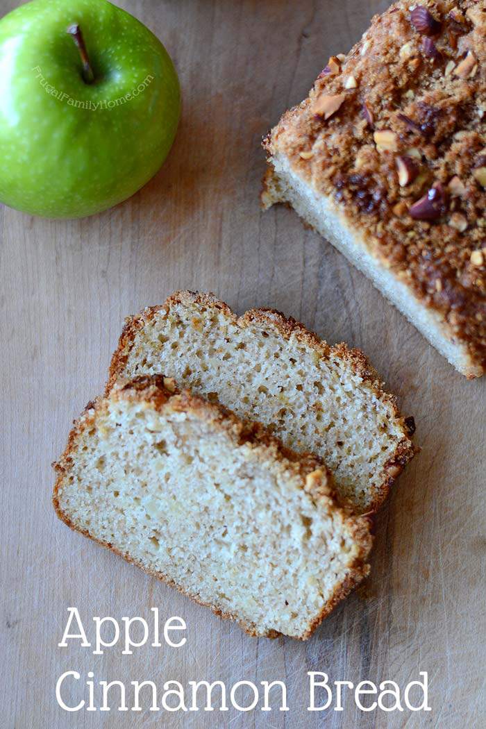 Looking for an easy apple recipe? This yummy apple cinnamon bread recipe is a one bowl recipe that is so quick to make. It smell delicious when it baking and tastes even better. This apple bread recipe turns out moist and so very yummy. It’s a perfect fall recipe to make.