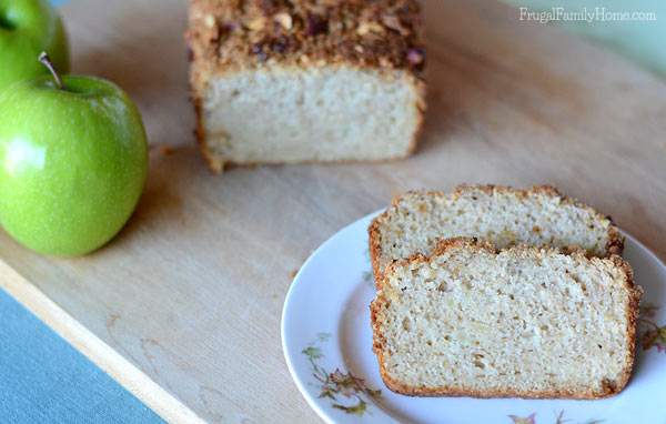 Looking for an easy apple recipe? This yummy apple cinnamon bread recipe is a one bowl recipe that is so quick to make. It smell delicious when it baking and tastes even better. This apple bread recipe turns out moist and so very yummy. It’s a perfect fall recipe to make.