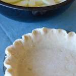 I know this time of year I love to make apple recipes. Apple pie is one of my favorite fall desserts. If you also love to enjoy apples you’re going to want to give this Apple Crumble Pie Recipe a try. It has a crunchy topping over slightly tart apples that make the best pie ever.