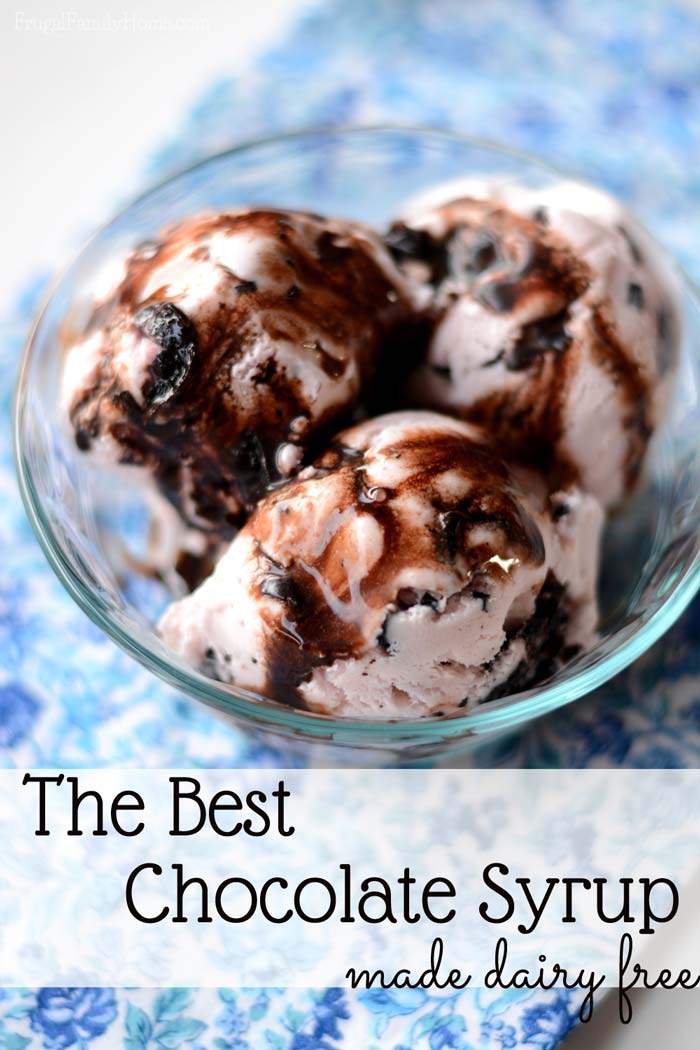 How to Make the Best Chocolate Syrup, dairy free