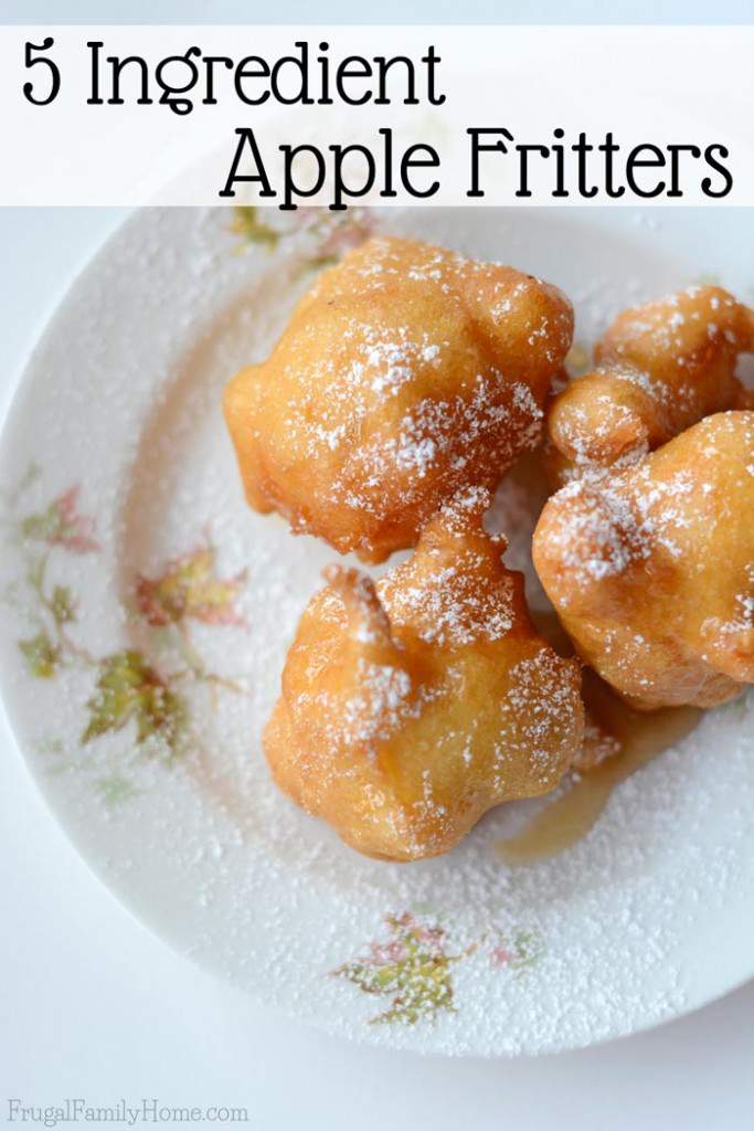Crisp air, crisp apples and yummy comfort food is what fall is all about. I love making yummy fall recipes this time of year and this apple fritter recipe is a great breakfast recipe to make. It’s easy to make and only takes 5 ingredients you probably already have on hand.
