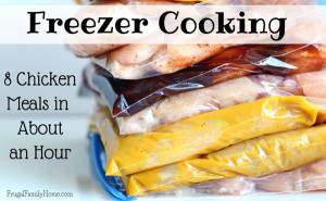 Freezer Cooking Chicken, 8 Easy Chicken Freezer Meals - Frugal Family Home