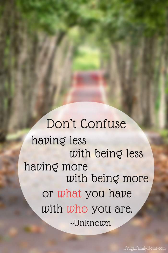 Do you ever feel like something is holding you back from living a simple life? It can be hard to know what it is that is holding you back. But I got an idea of what might just be holding you back from living a more simple life. It’s something you see every day and might not even think twice about it.