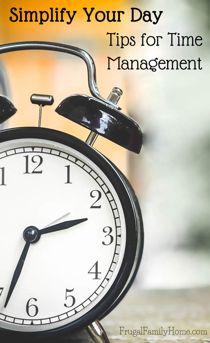 Are your days just way to busy? It can be so hard running from one task to the other all day long. Do you want to break free of that busy cycle? I’ve got a few tips for time management that can help you take control of your day and run it instead of it running you. Then you’ll have time for the really important things in life.