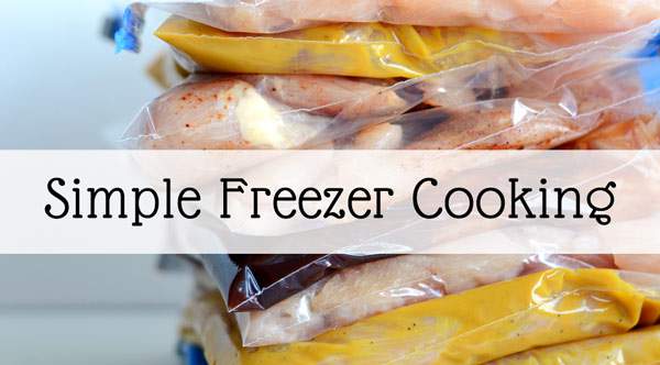 Stocking your freezer with simple easy meals is a great way to make getting dinner on the table simple and easy.