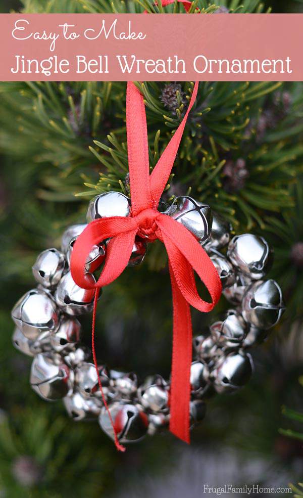 Easy to Make Jingle Bell Wreath Ornament