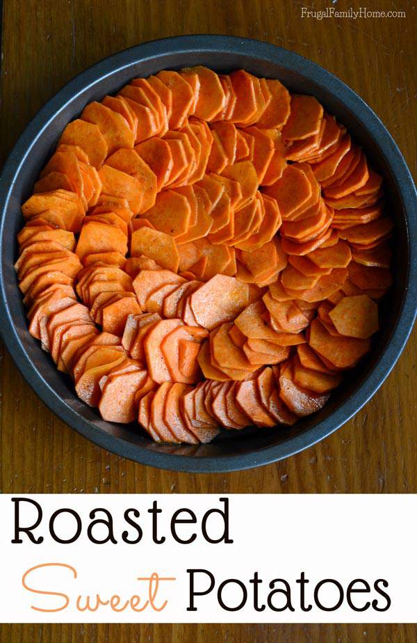 Do you find the regular sweet potato casserole just a little too sweet and heavy? Lighten it up by making these slightly sweet and very delicious roasted sweet potatoes. They are easy to assemble and can bake right alongside your other holiday dishes.