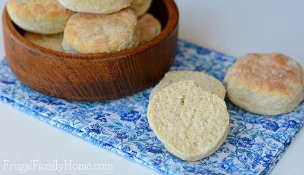 I used to buy those canned biscuits all the time until I started making them from scratch at home. This recipe for homemade biscuits is really delicious. This biscuit recipe is so easy to make and they turn out much better than the pop can biscuits. They only take a few minutes to make and cost less than the pop can biscuits too.